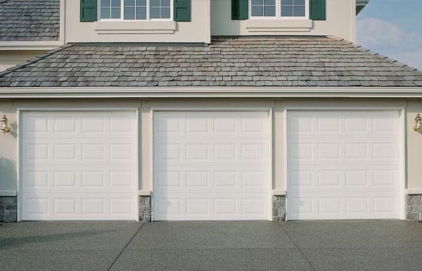 Three Car Basic Garage Door Installation